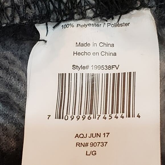 Lightweight Soft Micro Plush Lounge Pants Size Large - Picture 5 of 8